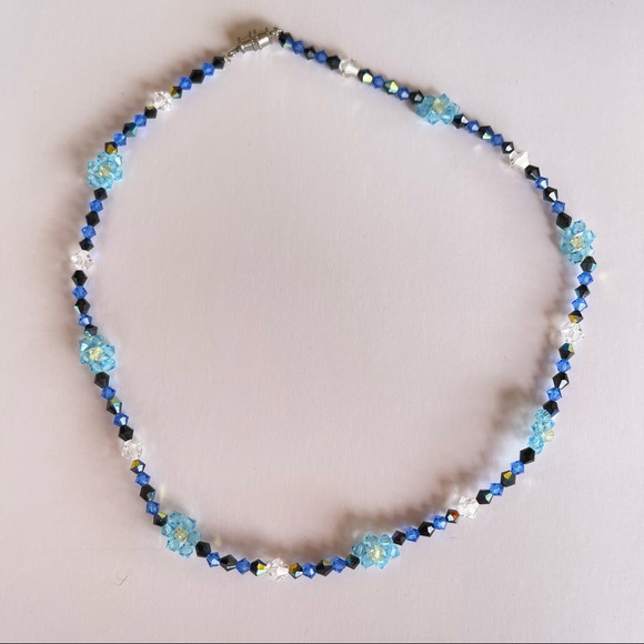 ๐Handmade Authentic Swarovski Crystal & SS925 necklace & bracelet set - Picture 3 of 15